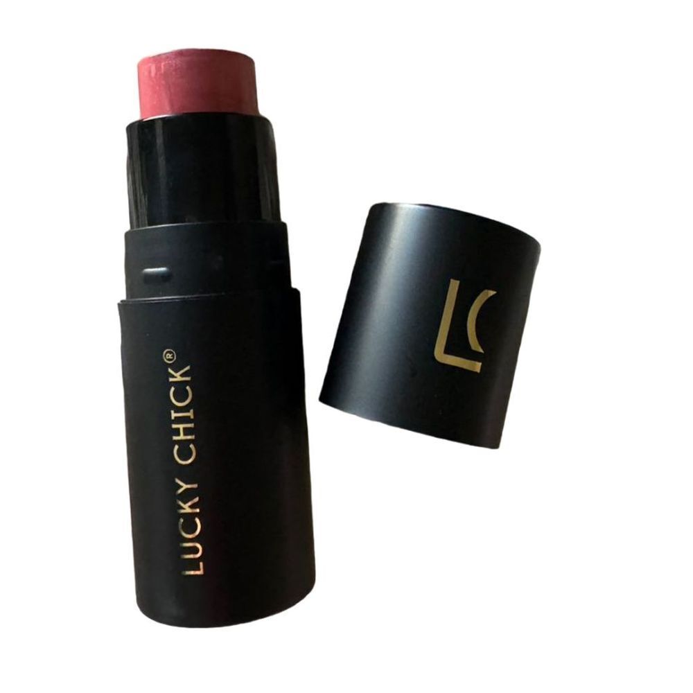 LUCKY CHICK Lip & Cheek Multi Stick Pink Shea Butter Jojoba Oil Vegan Lucky Days
